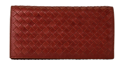 Bottega Veneta Wallet, £110, Accessories, Burgundy, Leather, Front view